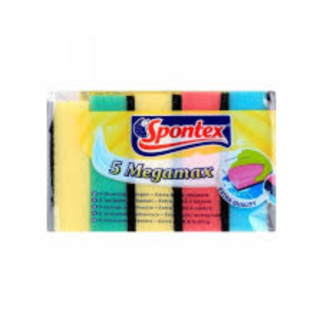 SPONTEX SCOURING SPONGE 5PCS